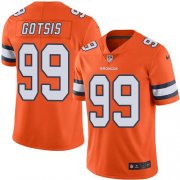 Wholesale Cheap Nike Broncos #99 Adam Gotsis Orange Men's Stitched NFL Limited Rush Jersey