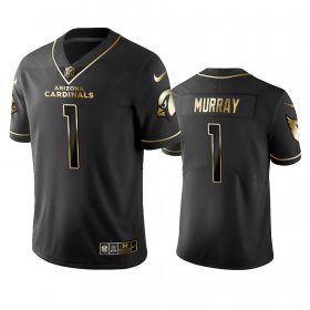 Wholesale Cheap Cardinals #1 Kyler Murray Men\'s Stitched NFL Vapor Untouchable Limited Black Golden Jersey