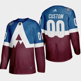 Wholesale Cheap Adidas Colorado Avalanche Custom Men\'s 2020 Stadium Series Burgundy Stitched NHL Jersey