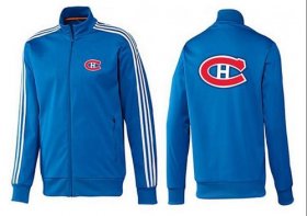 Wholesale Cheap NHL Montreal Canadiens Zip Jackets Blue-2