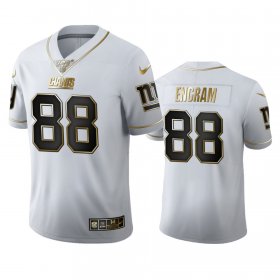 Wholesale Cheap New York Giants #88 Evan Engram Men\'s Nike White Golden Edition Vapor Limited NFL 100 Jersey