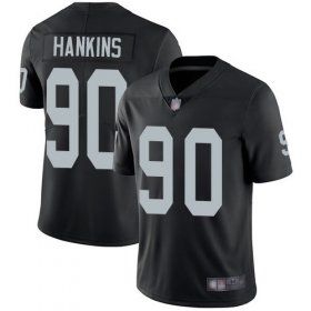 Wholesale Cheap Nike Raiders #90 Johnathan Hankins Black Team Color Men\'s Stitched NFL Vapor Untouchable Limited Jersey