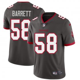 Wholesale Cheap Tampa Bay Buccaneers #58 Shaquil Barrett Men\'s Nike Pewter Alternate Vapor Limited Jersey