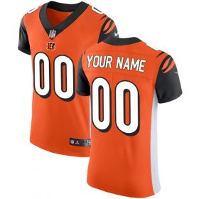 Wholesale Cheap Nike Cincinnati Bengals Customized Orange Alternate Stitched Vapor Untouchable Elite Men\'s NFL Jersey