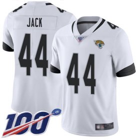 Wholesale Cheap Nike Jaguars #44 Myles Jack White Men\'s Stitched NFL 100th Season Vapor Limited Jersey