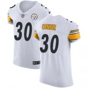 Wholesale Cheap Nike Steelers #30 James Conner White Men's Stitched NFL Vapor Untouchable Elite Jersey