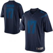Wholesale Cheap Nike Chargers #17 Philip Rivers Navy Blue Men's Stitched NFL Drenched Limited Jersey