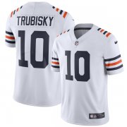 Wholesale Cheap Nike Bears #10 Mitchell Trubisky White Men's 2019 Alternate Classic Stitched NFL Vapor Untouchable Limited Jersey