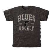 Wholesale Cheap Men's St. Louis Blues Black Camo Stack T-Shirt