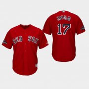 Wholesale Cheap Red Sox #17 Nathan Eovaldi Red New Cool Base 2018 World Series Champions Stitched MLB Jersey