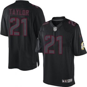 Wholesale Cheap Nike Redskins #21 Sean Taylor Black Men\'s Stitched NFL Impact Limited Jersey