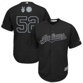 Wholesale Cheap Cleveland Indians #52 Mike Clevinger Majestic 2019 Players\' Weekend Cool Base Player Jersey Black
