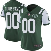 Wholesale Cheap Nike New York Jets Customized Green Team Color Stitched Vapor Untouchable Limited Women's NFL Jersey