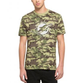 Wholesale Cheap Men\'s Miami Dolphins \'47 Camo Alpha T-Shirt