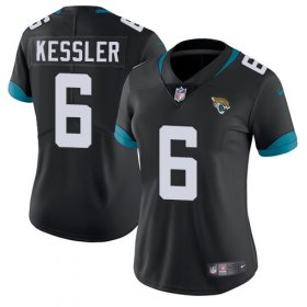 Wholesale Cheap Nike Jaguars #6 Cody Kessler Black Team Color Women\'s Stitched NFL Vapor Untouchable Limited Jersey