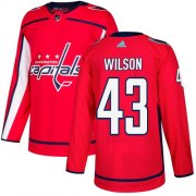 Wholesale Cheap Adidas Capitals #43 Tom Wilson Red Home Authentic Stitched NHL Jersey