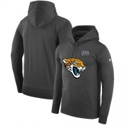Wholesale Cheap NFL Men's Jacksonville Jaguars Nike Anthracite Crucial Catch Performance Pullover Hoodie