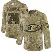 Wholesale Cheap Adidas Ducks #74 Jake DeBrusk Camo Authentic Stitched NHL Jersey