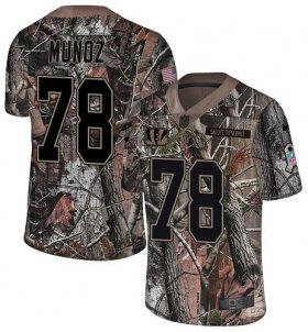 Wholesale Cheap Nike Bengals #78 Anthony Munoz Camo Men\'s Stitched NFL Limited Rush Realtree Jersey
