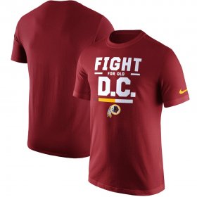 Wholesale Cheap Washington Redskins Nike Local Verbiage T-Shirt Burgundy