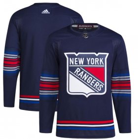 Cheap Men\'s New York Rangers Blank Navy Stitched Jersey