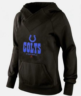 Wholesale Cheap Women\'s Indianapolis Colts Big & Tall Critical Victory Pullover Hoodie Black