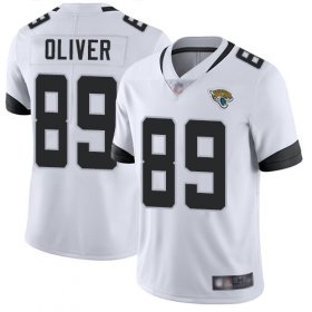 Wholesale Cheap Nike Jaguars #89 Josh Oliver White Men\'s Stitched NFL Vapor Untouchable Limited Jersey