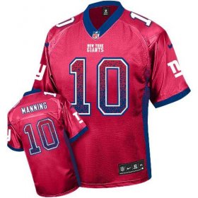 Wholesale Cheap Nike Giants #10 Eli Manning Red Alternate Men\'s Stitched NFL Elite Drift Fashion Jersey