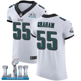 Wholesale Cheap Nike Eagles #55 Brandon Graham White Super Bowl LII Men\'s Stitched NFL Vapor Untouchable Elite Jersey