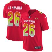 Wholesale Cheap Nike Chargers #26 Casey Hayward Red Men's Stitched NFL Limited AFC 2018 Pro Bowl Jersey