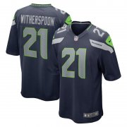 Wholesale Cheap Nike Seattle Seahawks #21 Devon Witherspoon Navy 2023 NFL Draft Vapor Limited Jersey