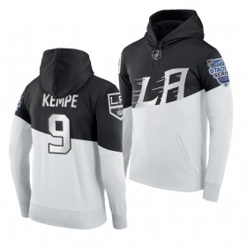 Wholesale Cheap Adidas Los Angeles Kings #9 Adrian Kempe Men\'s 2020 Stadium Series White Black NHL Hoodie