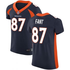 Wholesale Cheap Nike Broncos #87 Noah Fant Navy Blue Alternate Men\'s Stitched NFL Vapor Untouchable Elite Jersey