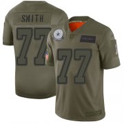 Wholesale Cheap Nike Cowboys #77 Tyron Smith Camo Men's Stitched NFL Limited 2019 Salute To Service Jersey