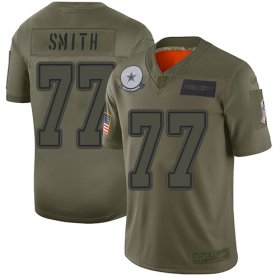 Wholesale Cheap Nike Cowboys #77 Tyron Smith Camo Men\'s Stitched NFL Limited 2019 Salute To Service Jersey