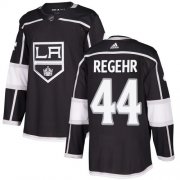 Wholesale Cheap Adidas Kings #44 Robyn Regehr Black Home Authentic Stitched NHL Jersey
