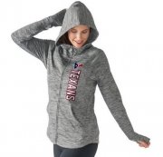 Wholesale Cheap Women's NFL Houston Texans G-III 4Her by Carl Banks Recovery Full-Zip Hoodie Heathered Gray