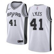 Wholesale Cheap Nike Spurs #41 Trey Lyles White NBA Swingman Association Edition Jersey