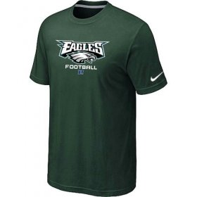 Wholesale Cheap Nike Philadelphia Eagles Big & Tall Critical Victory NFL T-Shirt Dark Green