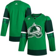 Wholesale Cheap Colorado Avalanche Blank Men's Adidas 2020 St. Patrick's Day Stitched NHL Jersey Green.jpg