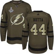 Cheap Adidas Lightning #44 Jan Rutta Green Salute to Service Youth 2020 Stanley Cup Champions Stitched NHL Jersey
