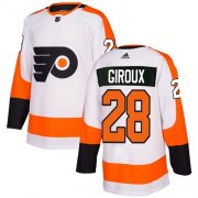 Wholesale Cheap Adidas Flyers #28 Claude Giroux White Road Authentic Stitched Youth NHL Jersey