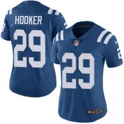 Wholesale Cheap Nike Colts #29 Malik Hooker Royal Blue Team Color Women's Stitched NFL Vapor Untouchable Limited Jersey