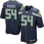 Wholesale Cheap Nike Seahawks #54 Bobby Wagner Steel Blue Team Color Youth Stitched NFL Elite Jersey