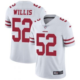 Wholesale Cheap Nike 49ers #52 Patrick Willis White Men\'s Stitched NFL Vapor Untouchable Limited Jersey