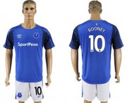 Wholesale Cheap Everton #10 Rooney Home Soccer Club Jersey