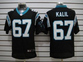 Wholesale Cheap Nike Panthers #67 Ryan Kalil Black Team Color Men\'s Stitched NFL Elite Jersey