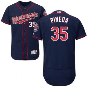 Wholesale Cheap Twins #35 Michael Pineda Navy Blue Flexbase Authentic Collection Stitched MLB Jersey