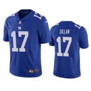 Wholesale Cheap Men's New York Giants #17 Jamie Gillan Blue Vapor Untouchable Limited Stitched Jersey