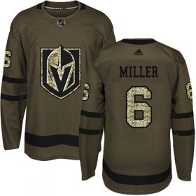 Wholesale Cheap Adidas Golden Knights #6 Colin Miller Green Salute to Service Stitched Youth NHL Jersey